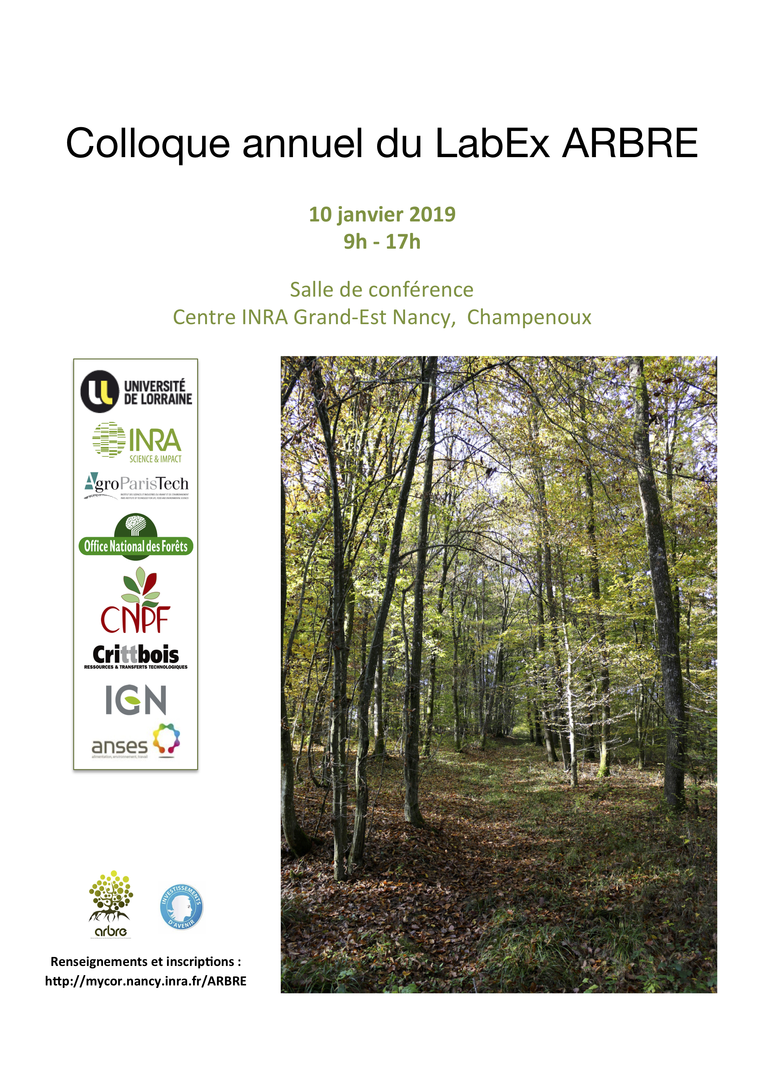 Affiche colloque ARBRE 2019_finale